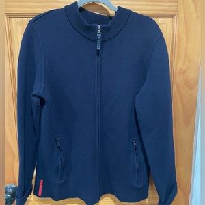 Prada Wool Zip Cardigan